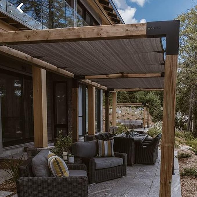 winemana 20x48 FT Black Shade Cloth, 70% UV Resistant Mesh Tarp with Reinforced Grommets, Breathable Sun Shade Net for Garden, Greenhouse, Patio Plants and Animal Coop Cover