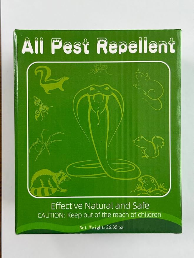 24 Pack Mouse Repellent for Outdoor, Natural Keep Rodent Away Deterrent with Long-Lasting Protection for Home, Car, Garage, Safe for Family