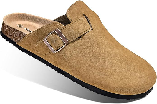 BULLIANT Comfort Clogs Slippers Sandals Nurse Work Shoes Unisex for Men Women with Cushioned Cork-Footbed