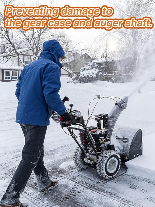 Biggun 10 Sets of Shear Pins & Cotter Pins for Snowblower - 738-04124 and 714-04040 Replacement Shear Pin Kits Compatible with MTD Craftsman Cub Cadet Troy Bilt Snowblowers