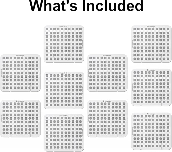 Mosalogic Updated Fly Trap Refills Sticky Card Replacement Glue Cards for Flying Insect Trap indoor-10pack (No Device)