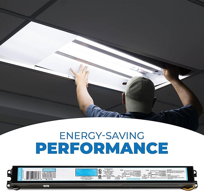 OHLECTRIC Replacement for ICN-4S54-90C-2LS-G (4 Pack) 4 Lamp T5 Fluorescent Electronic Ballast - 120-277 Volt - Instant Start - Standard and Energy Efficient Ballasts, UL Approved