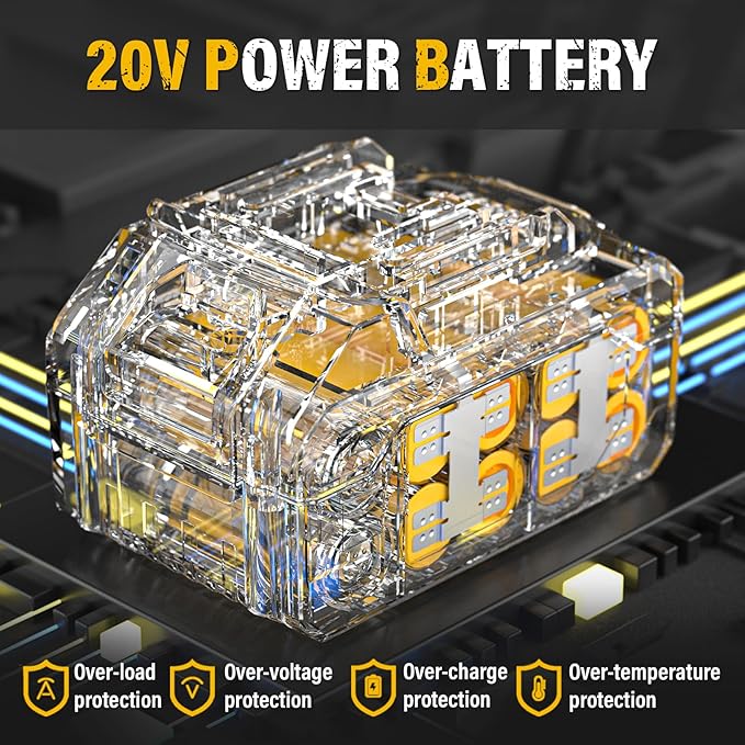 13-Inch 20V Cordless Electric Lawn Mower & 4.0Ah Battery