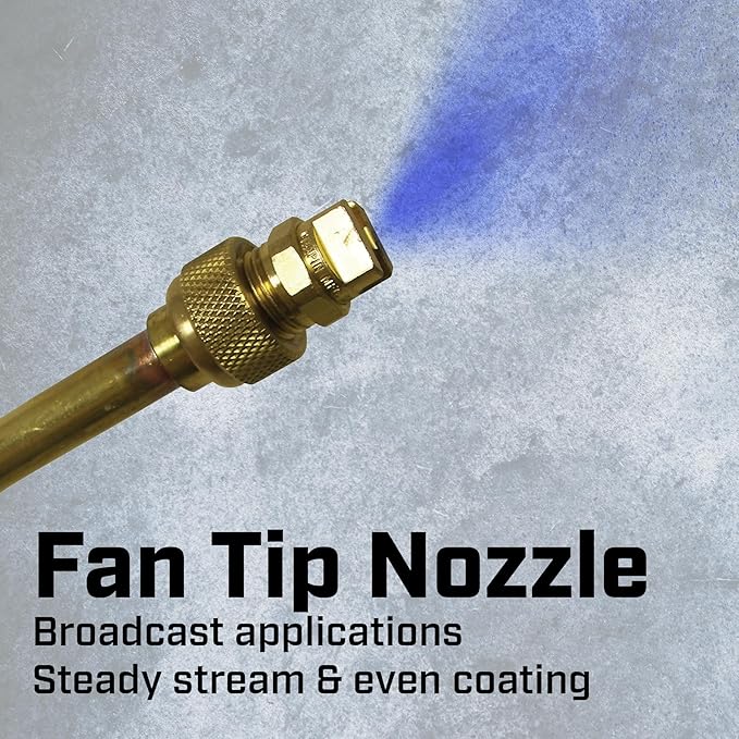 Chapin 1352 Made in The USA 3 Gallon Heavy Duty Tri-Poxy Steel Industrial Metal Tank Sprayer with 18 Inch Brass Wand, 36 Inch Reinforced Hose and Brass Nozzle and Shut Off, Black