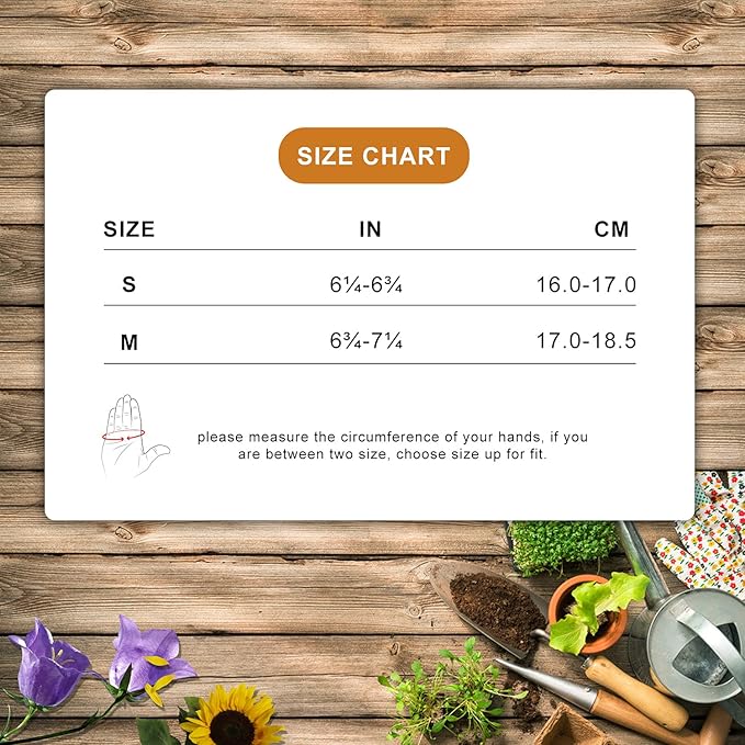 HLDD HANDLANDY Gardening Gloves for Women, Womens Work Gloves with Foam Nitrile Coating, 6&3 Pairs Garden Gloves DIY Gloves