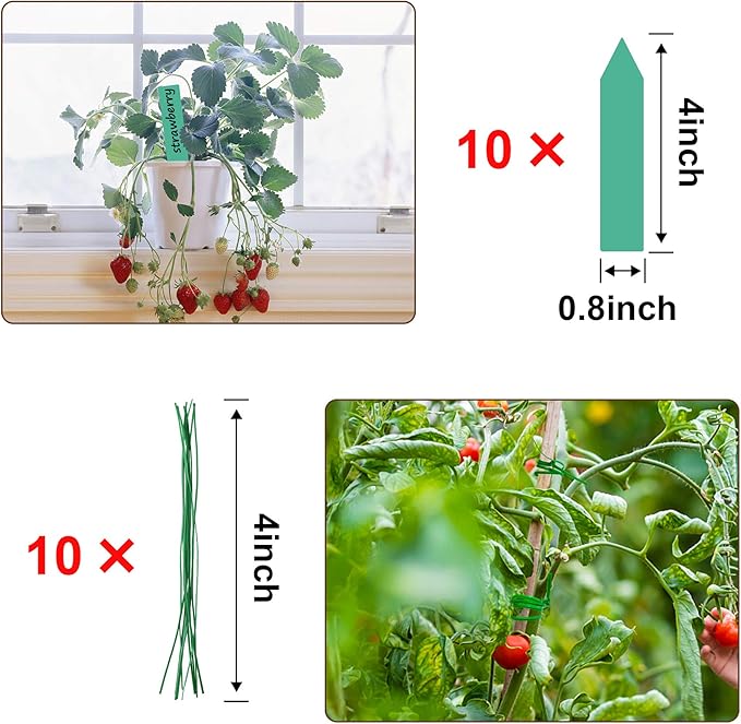 Augshy Moss Pole - 20 Inch Coir Totem for Monstera Climbing Indoor Creepers Plant Support Extension (2 Pieces, 12 Inch Each)