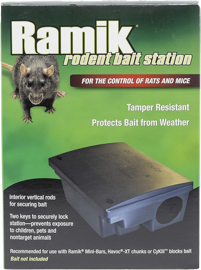 Neogen 000550 Rodent Bait Station, Black