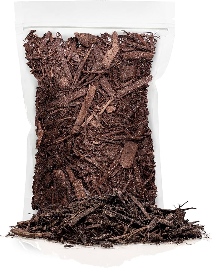 Brown Mulch - Create a Polished and Professional Outdoor Space - 3 QUARTS
