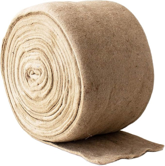 Handy Pantry Pro Micro Jute Microgreens Grow Mat Roll - 10 Inches Wide by 100 Feet Long - 1 Roll - Professional Hydroponic Growing Pad for Trays or Gutter - Micro Greens & Wheatgrass