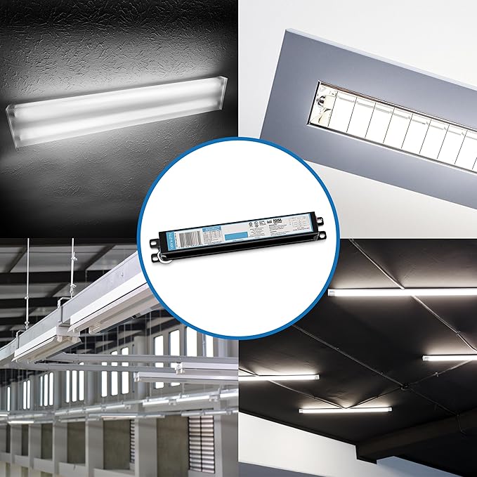 OHLECTRIC (10 Pack) Replacement for ICN-3P32-SC 1,2 & 3 Lamp - T8 Fluorescent Electronic Ballast - 120-277V - Instant Start - Standard Ballasts