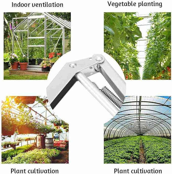 Automatic Greenhouse Window Opener Auto Vent Opener Roof Vent Opener Greenhouse Accessories Solar Window Louvre Thread Opener Auto Vent Kit Agriculture Gardening Tools Greenhouses Supplies