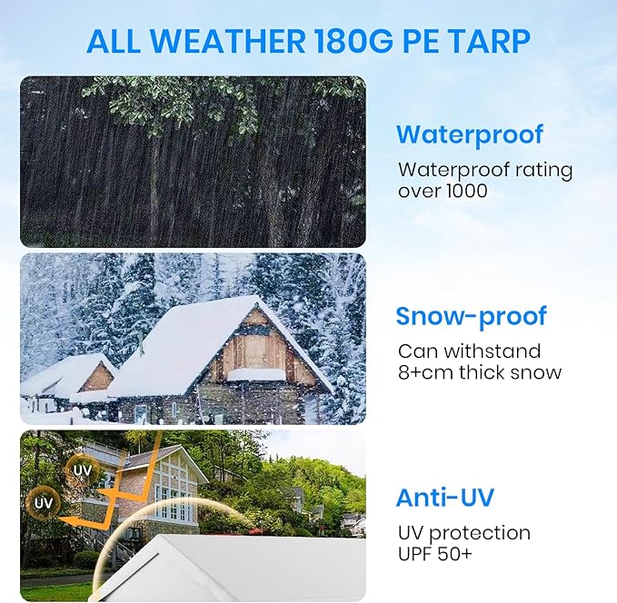 Carport 10x20 FT Heavy Duty, Outdoor Portable Garage with Removable Sidewalls & Doors, Waterproof, UV-Resistant Canopy Shelter for Vehicles, Boats, RVs, Trucks, All-Season Car Port,White