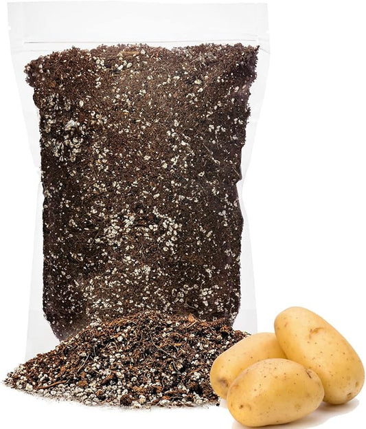 Premium Organic Potting Soil - 3 Quart - The Ideal Growing Medium for Delicious and Nutritious Homegrown Potatoes