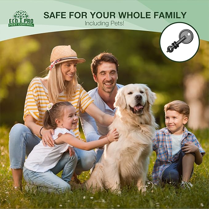 Mouse Bait Station | 4-Pack Indoor & Outdoor Mouse Bait Stations | Bait (Not Included) is Secured by Lock & Key | Pet & Child-Safe Alternative to Mouse Traps | For Mice Only - by Eco Pro Pest Control