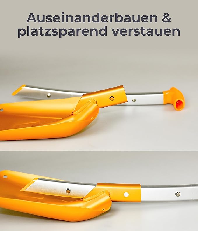 AceCamp Lightweight Collapsible Snow Shovel, Portable Adjustable Aluminum Emergency Shovel, Foldable Telescopic Winter Shovel for Car, Camping, Home