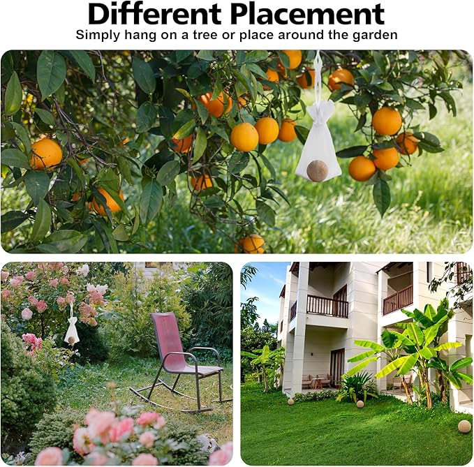 20 Pack Deer Repellent, Rabbit Repellent, Deer Deterrent, Powerful Deer Repellent Outdoor for Plants, Rabbit Repellant for Garden, Deers Repellent for Outdoor Tree Yard, Safe for Deer and Plants