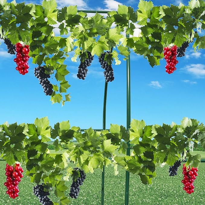 Strong Camel Greenhouse Replacement Frame for Larger Hot Garden House , Support Arch Frame Climbing Plants/Flowers/Vegetables (6.5'x 7' x 7.2')