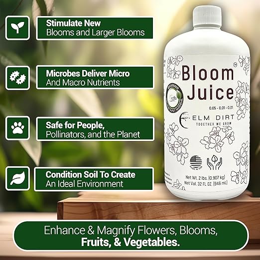 Elm Dirt's Bloom Juice for All Flowering Plants (3 Bottles)