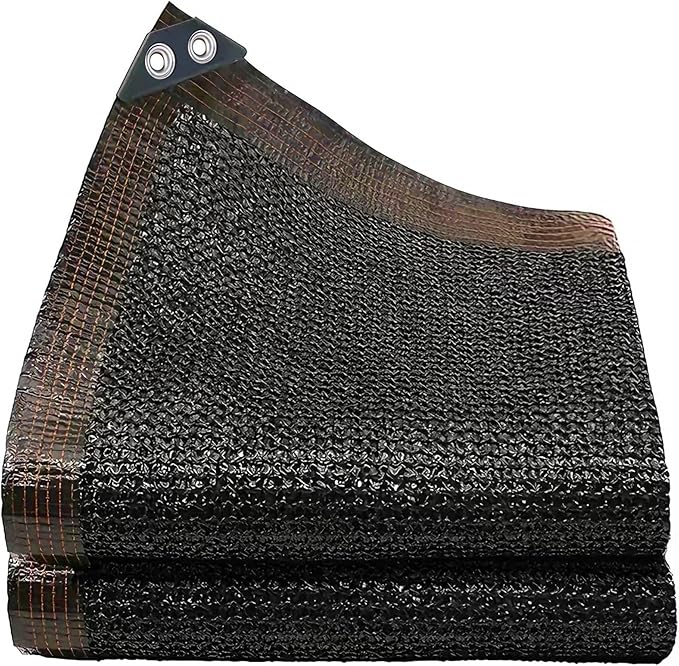 winemana 70% Black Shade Cloth, 3.3 x 10 FT Garden Mesh Tarp for Plants Heat Protection with Grommets, Sunshade Plant Cover for Greenhouse, Barns Kennel, Outdoor Netting Screens for Patio & Porch