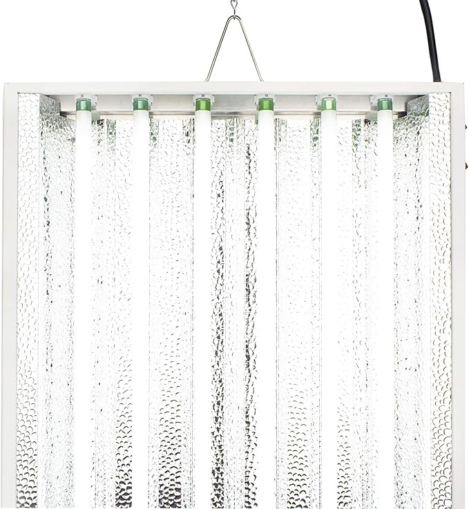 4Ft X 18In 6Lamps 300W T5 Fluorescent Grow Lights with 6500K Grow Lamps and 30000 Lumens & High PPFD, Great for Seeding, Colon, and VegGrowing Stages of Indoor Garden Plant. Growing Fast!