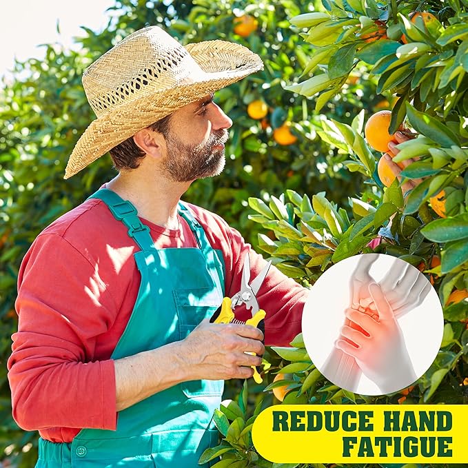 4 Pack Garden Pruning Shears, Stainless Steel Garden Shears, Gardening Shears, Garden Scissors, Clippers, Pruning Snips, Pruning Shears for Gardening Tools (Multi-color)