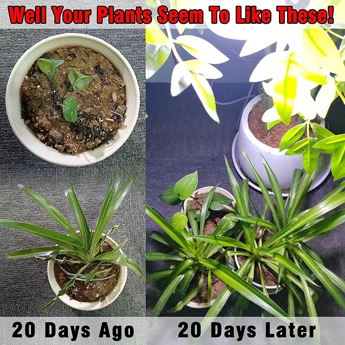 BR30 Grow Light Bulbs 18W 2000lm Full Spectrum Plant Happy Light Bulb 200W Equivalent E26 Base Balanced Spectrum 5000K Red Blue Grow Bulb for Indoor Plants Hydroponic Greenhouse Garden, 1 Pack