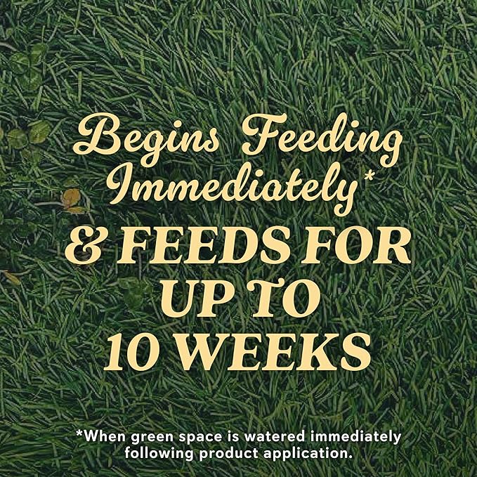 O.M. Scott and Sons Natural Grass Food, Food for Lawns, Fertilizes for up to 10 Weeks, Covers up to 2,000 sq. ft., 12.72 lbs., 2-Pack