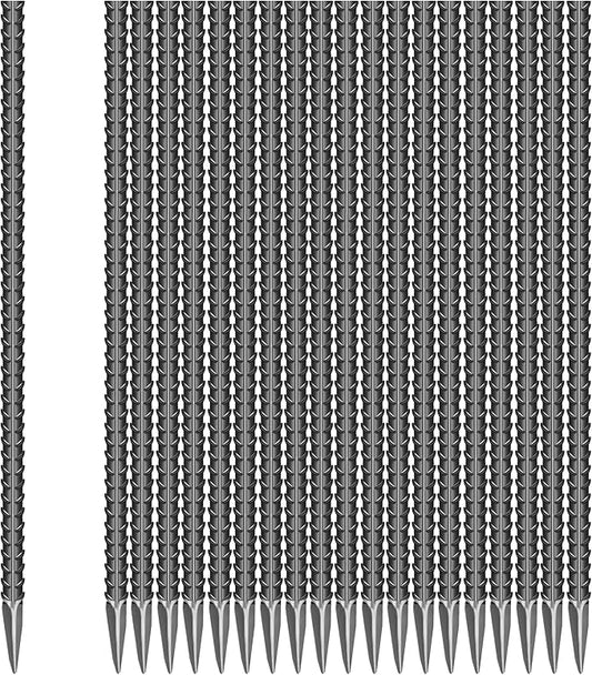 20 Pieces 16-Inch Garden Ground Stakes Galvanized Steel Rebar Stake Heavy Duty Anchors for Tents, Position Kits,Fences, and Trampolines