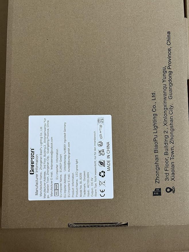 Garpsen Grow Lights for Indoor Plants, Full Spectrum LED Plant Light with Stand, 3 Color Modes Floor Grow Lamp with Timer 6/12/16H, 5 Dimmable Levels, 67'' Adjustable Height for Large Plants