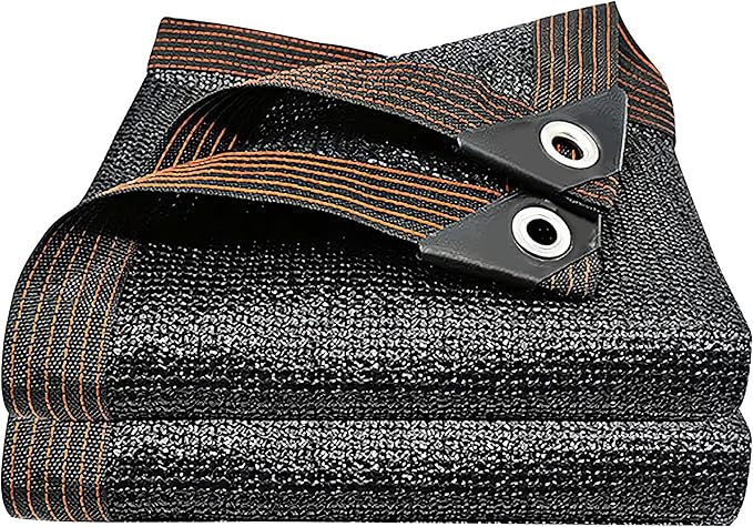 winemana 70% Black Shade Cloth, 3.3 x 6.6 FT Durable Mesh Tarp with Grommets, Resistant Garden Sun Shade Netting with Taped Edge for Plant Cover, Greenhouse, Patio, Tomatoes, Chicken Coop, Barn Kennel