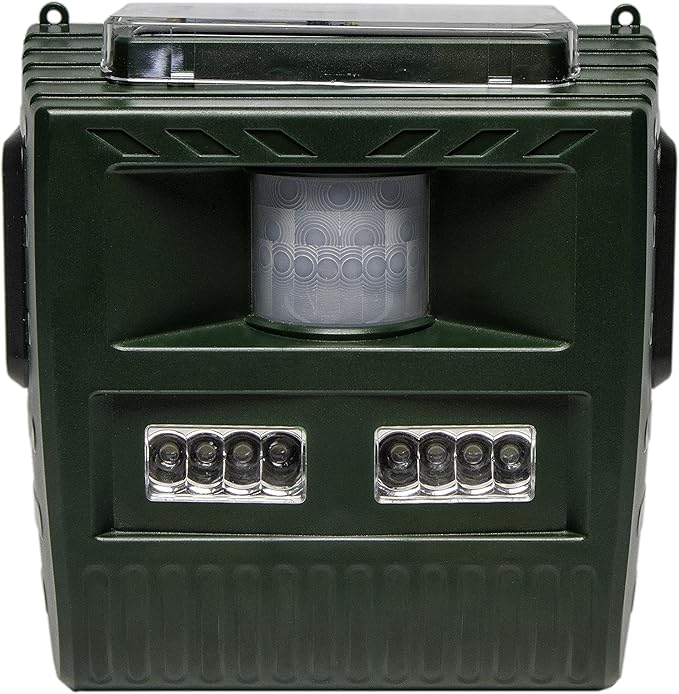 Bird B Gone Solar Yard Shield Animal & Pest Repeller - Solar Powered Ultrasonic Bird & Animal Repeller - Motion Activated - Outdoor Sonic Bird & Pest Repellent with 3 Modes for Garden Protection