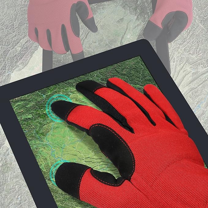 High Performance Work Gloves For Men(12 Pairs Pack), High Dexterity Touch Screen For Multipurpose,Excellent Grip (Small)