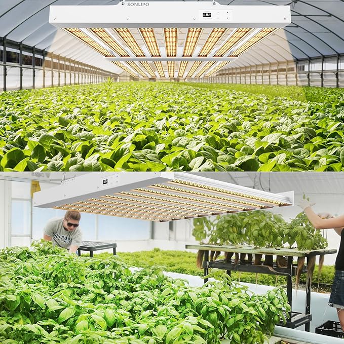 2024 New SPF4000 PRO 400W LED Grow Light 5x5ft Coverage with Veg & Bloom Dimmer Timer Full Spectrum Grow Lamps for Indoor Plants Seeding Flowering LED Plant Light Fixture