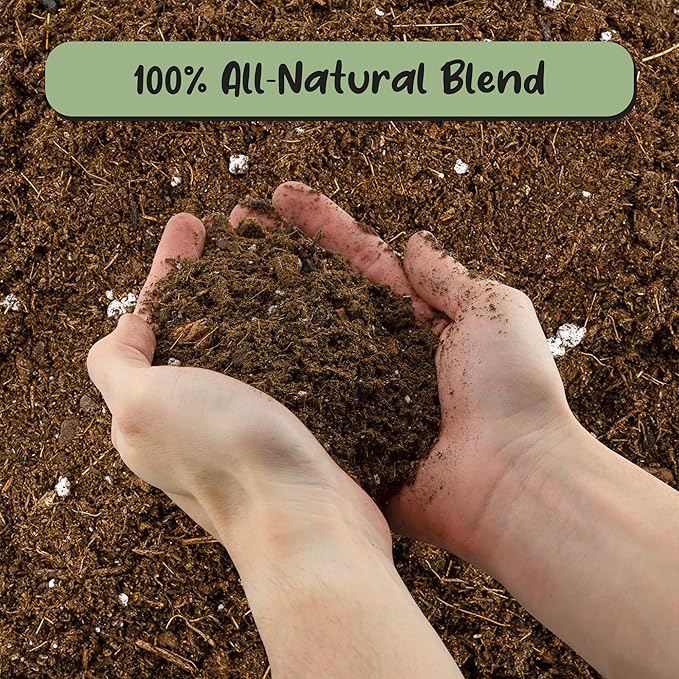 Monstera Houseplant Potting Soil Mix (4 Quarts), Custom Blend for Growing and Repotting