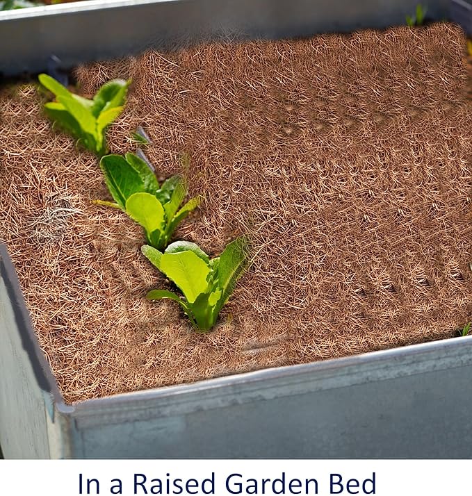 Deepthi Coco Coir Fiber Sheet Roll – 12 x 36 Inch, Pack of 3 – Natural Coconut Mat for Planters, Garden Beds, Pet Cages, Basket Liners, Reptile Bedding, Snow/Ice Anti-Slip Mat, Mulch Barrier