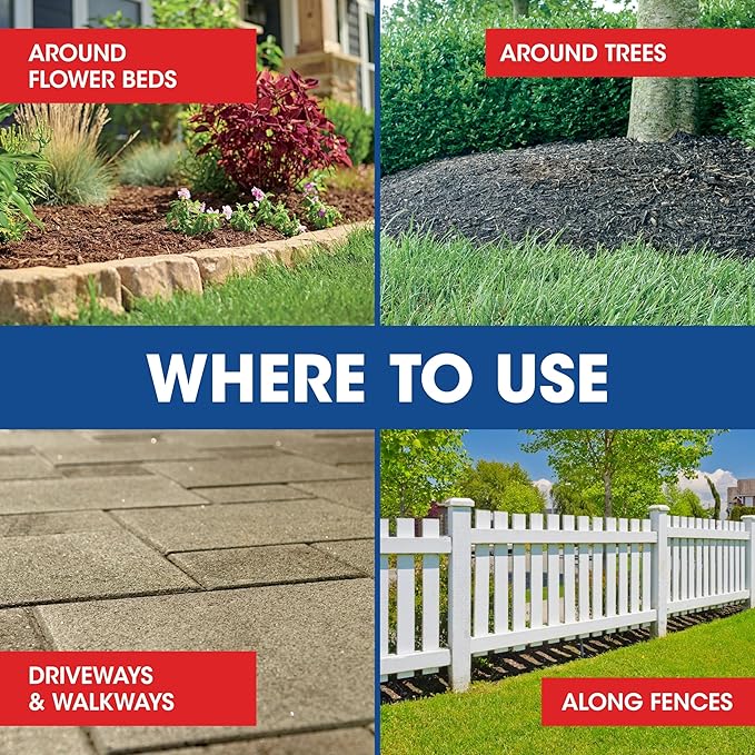 Roundup Weed & Grass Killer₄ Concentrate, Use in and Around Flower Beds, Walkways and Other Areas of Your Yard, 2.5 gal.