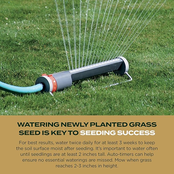 Scotts EZ Seed Patch & Repair Southern Gold Blend for Tall Fescue Lawns, Mulch, Grass Seed and Fertilizer for Bare Spots and Repair, Bred for The South, 20 lbs.