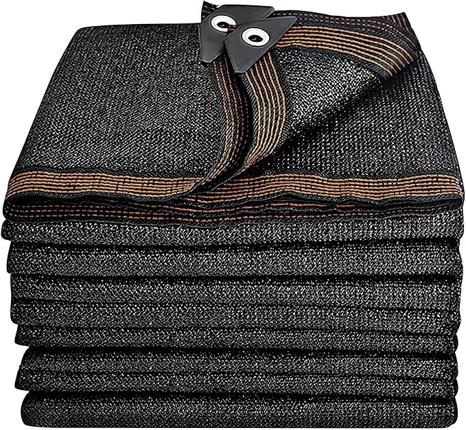 winemana 40% Black Shade Cloth, 20 x 48 FT Durable Mesh Tarp with Grommets, Resistant Garden Sun Shade Netting, Shading Antifreezing for Pergola, Greenhouse, Plants Growing, Chicken Coop