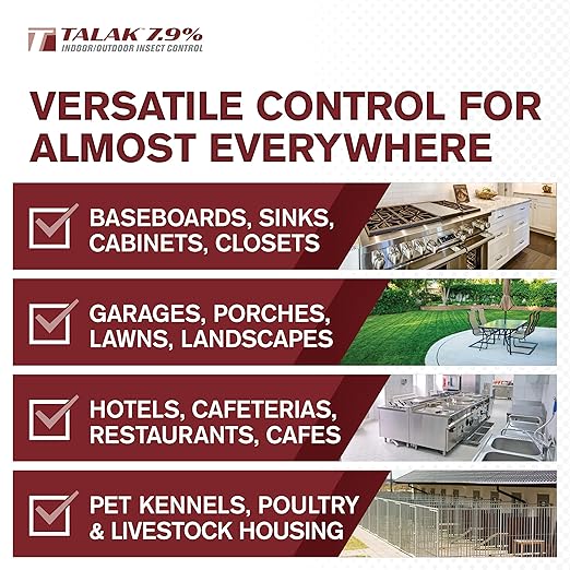 Atticus Talak 7.9% Indoor/Outdoor Insect Control - Bifenthrin Concentrate (32 Ounce)