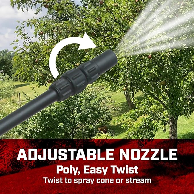 Chapin 20543: Made in The USA 3-Gallon Lawn, Garden and Multi-Purpose Poly Pressure Pump Tank Sprayer, Foaming and Adjustable Nozzles, Fertilizers, Weeds, Pests and Insect Control, Translucent White