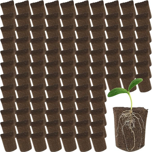 Amyhill Hydroponic Sponges Grow Starter Pods Organic Growth Sponge Starter Plugs for Plant Cloning Growing (200 Pieces)