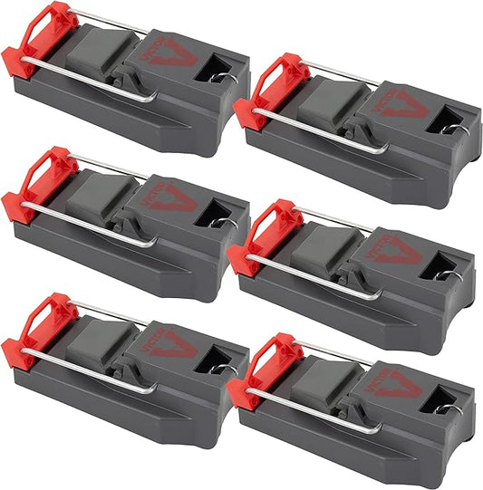 Victor M123SSR Quick-Kill Easy Set Mouse Trap - 6 Reusable Mouse Traps (Pack of 6)
