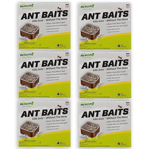 RESCUE! Ant Baits - 6 Pack - 24 Bait Stations