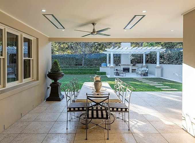 Bromic Platinum Smart Heat 2300W Electric Patio Heater - Radiant Infrared, 220V-240V, White Finish - BH0320007