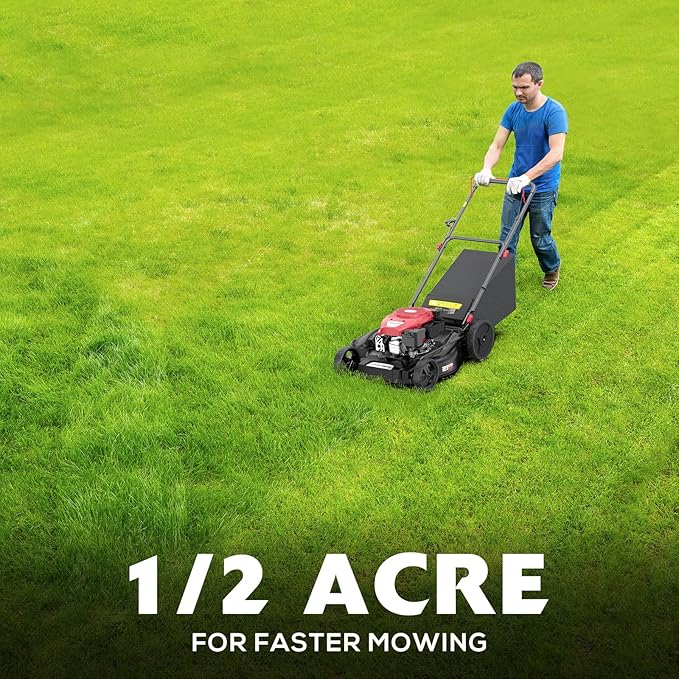 Self Propelled Gas Lawn Mower, 21" with 170cc 4-Cycle OHV Engine 3-in-1 RWD Self-Propelled Lawn Mower (AV8621S1)