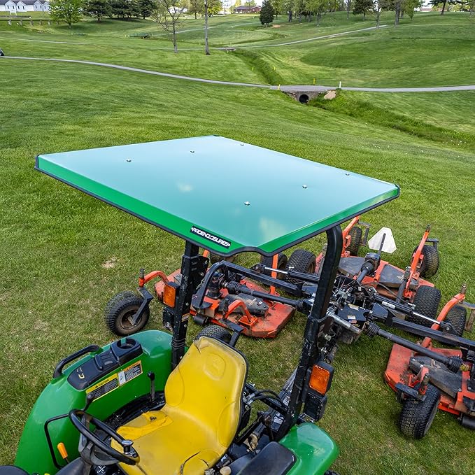 Universal Tractor Canopy | ROPS 1.5”-3” | Robust Steel | Easy Install (Green)