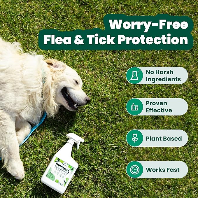 Cedarcide Original: Eco-Friendly Bug Spray - Repel & Kill Fleas, Ticks, Mosquitoes, Mites, Ants & Chiggers - for use on People, Pets & Home - Natural Cedar Oil - Pint