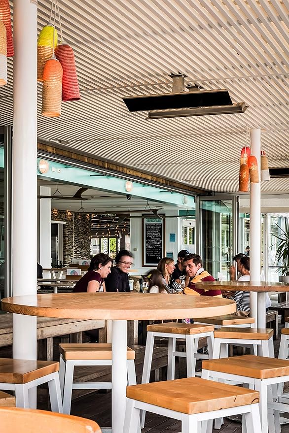 Bromic Platinum Smart Heat 2300W Electric Patio Heater - Radiant Infrared, 220V-240V, Black Finish - BH0320003