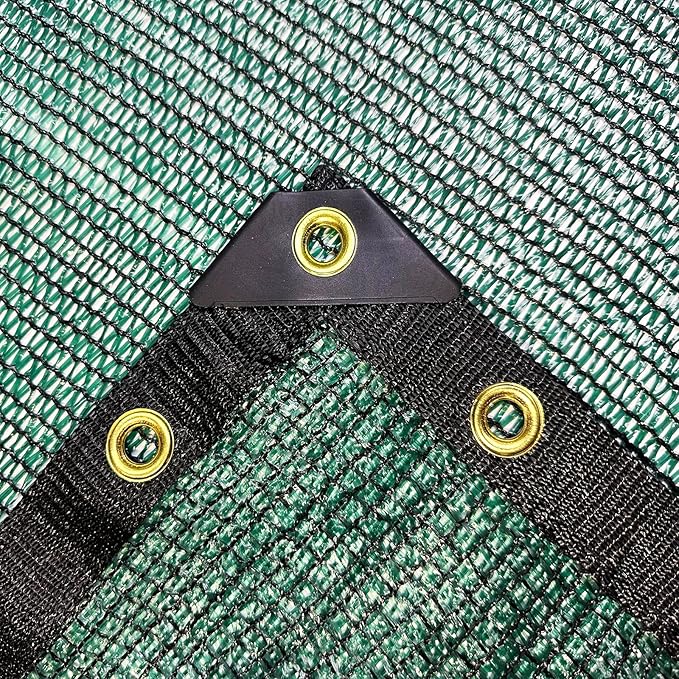 E.share 40% Shade Cloth for Garden, 20 Ft X 20 Ft Sun Shades Outdoor Patio with Grommets for Plant Covers,Porch Screen,Pergola Shade Cover,Greenhouse,Green