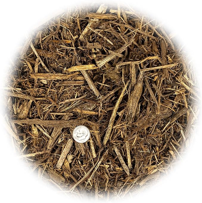 Natural Mulch Cover - Improve Soil Health and Moisture Retention for Thriving Plants - 3 QUARTS